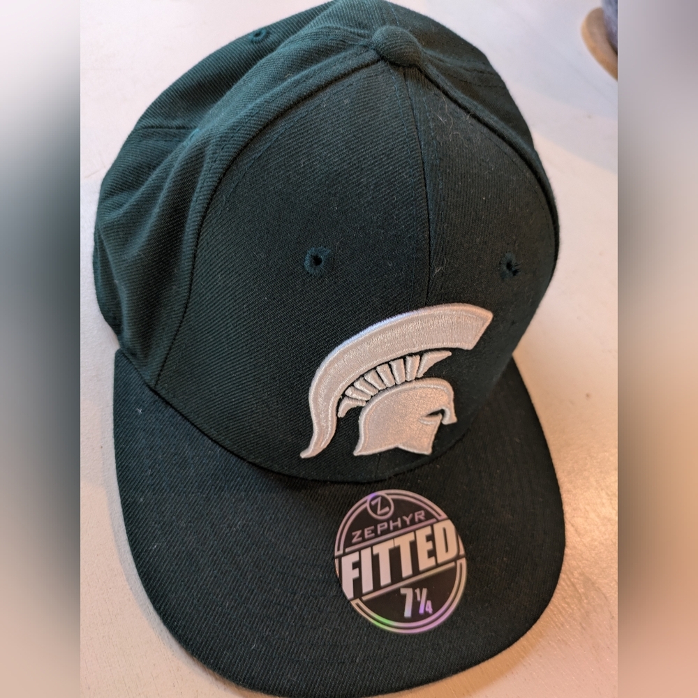 Michigan Spartans Zephyr Green Hat